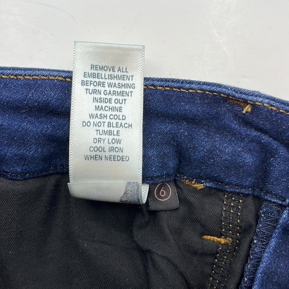 7 For All Mankind Jen 7 Slim Boot High Rise Size 6 - Picture 14 of 16